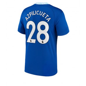 Chelsea Cesar Azpilicueta #28 Hemmatröja 2022-23 Korta ärmar